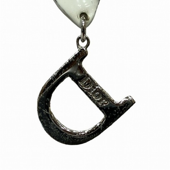 CHRISTIAN DIOR Dior Trotter Flower Motif Logo Brand Accessory Necklace Ladies - Picture 5 of 9